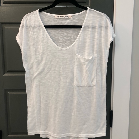 Michael Stars Tops - Michael Stars loose fit white tee one size